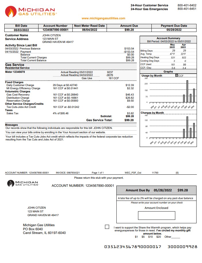  Minol USA business utility bill 